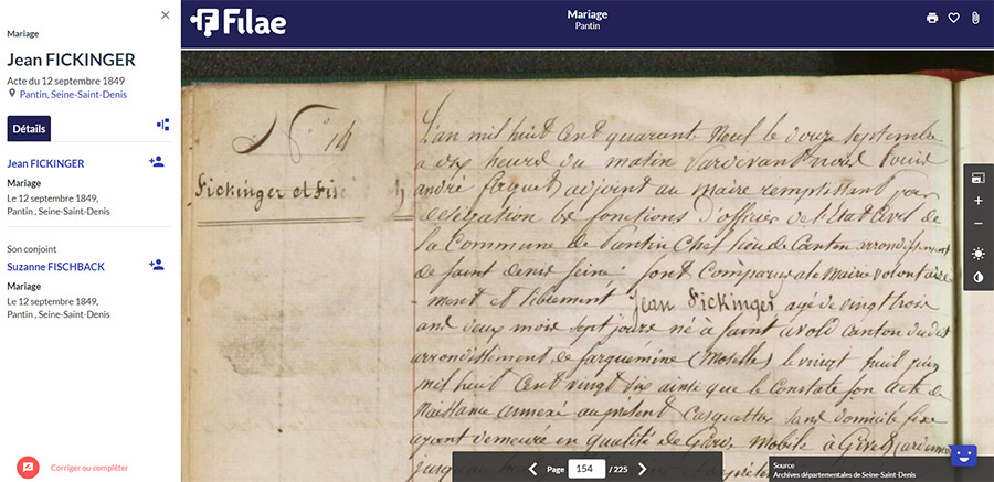 état civil de Seine Saint Denis