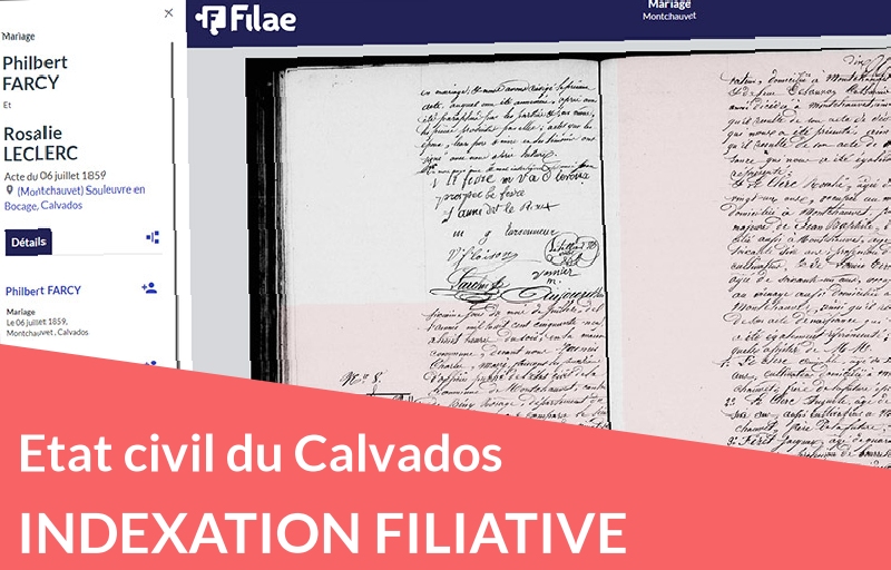 Nouveau : indexation filiative du Calvados Nouveau : indexation filiative du Calvados