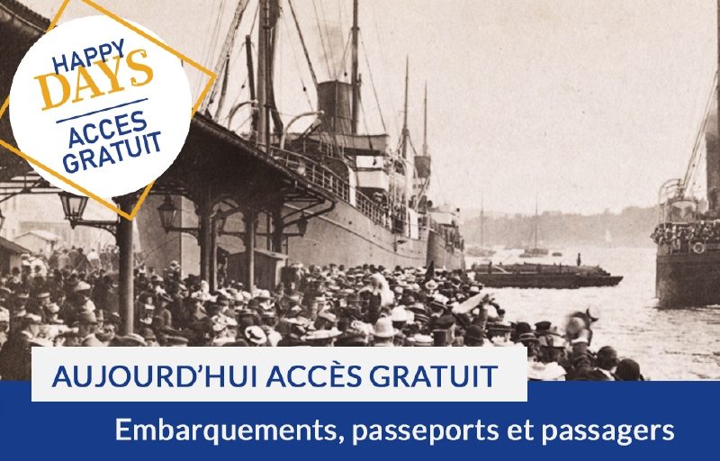 Happy Days : accès gratuit aujourd’hui aux collections Embarquements et passeports pour l’étranger Happy Days : accès gratuit aujourd’hui aux collections Embarquements et passeports pour l’étranger