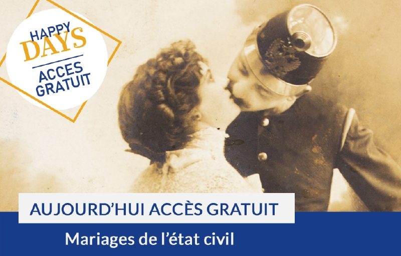 Happy Days : accès gratuit aux mariages de l’état civil Happy Days : accès gratuit aux mariages de l’état civil