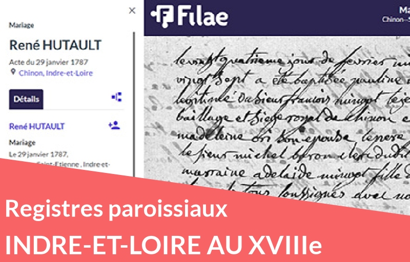 Nouveau : registres paroissiaux d’Indre-et-Loire (XVIIIe siècle)