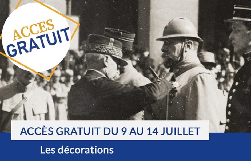 Accès gratuit aux décorations du 9 au 14 juillet 2020