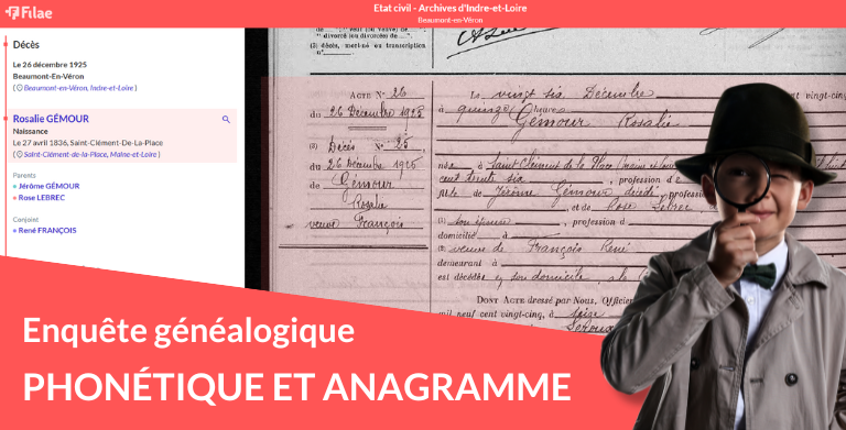Quand phonétique et anagramme éclairent une enquête généalogique