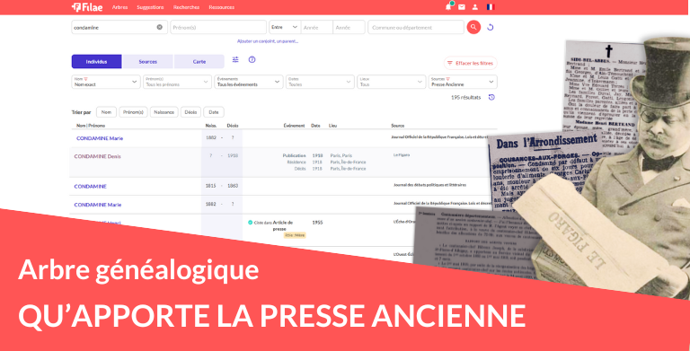 Qu&rsquo;apporte la presse ancienne à votre généalogie ?