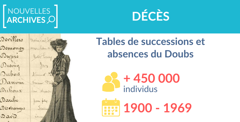 Nouveau : les tables de successions et absences du Territoire du Doubs
